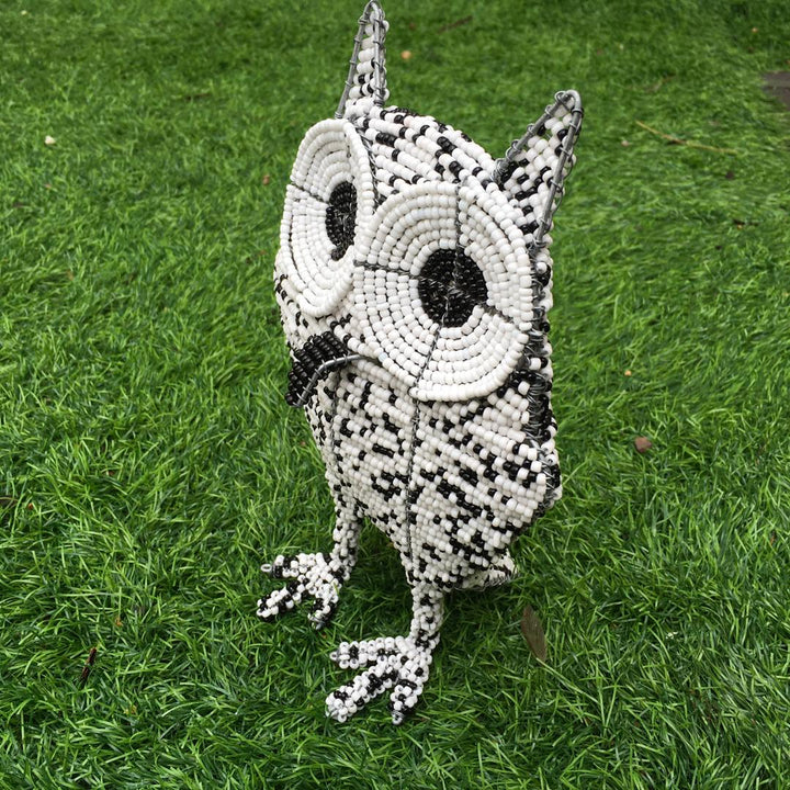African craft-African beadwork-Owl Wired and Beads