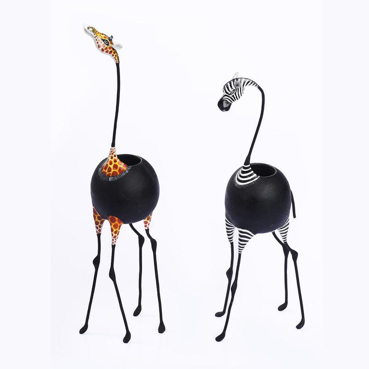 Pen cups Giraffe or Zebra - Dilwana - botswana online shopping