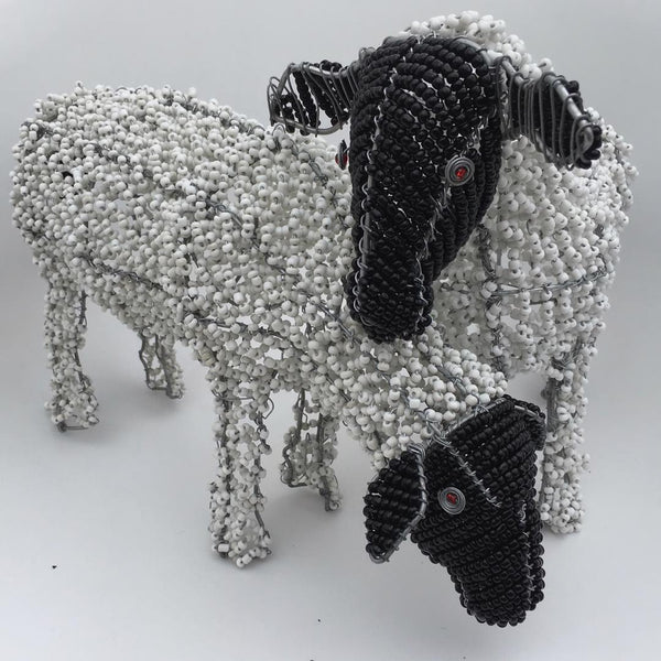 Sheep Beadwork-African beadwork-African craft-Dilwana.com