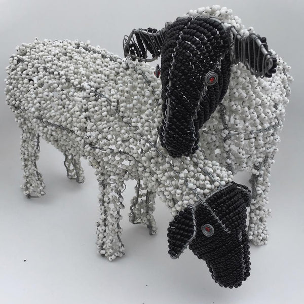 Sheep Wired and Beads - African Craft - Dilwana - botswana online shopping