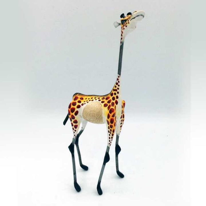 Stand handmade Zebra and Giraffe - African craft - Dilwana - botswana online shopping