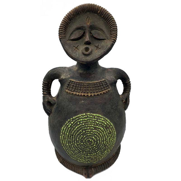Terracotta Mambila doll Ivory Coast | African craft - Dilwana - botswana online shopping