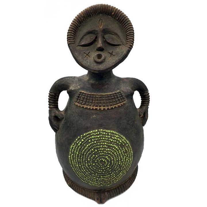 Terracotta Mambila doll Ivory Coast | African craft - Dilwana - botswana online shopping