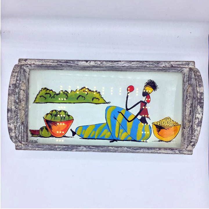 Painted Tray wooden frame
