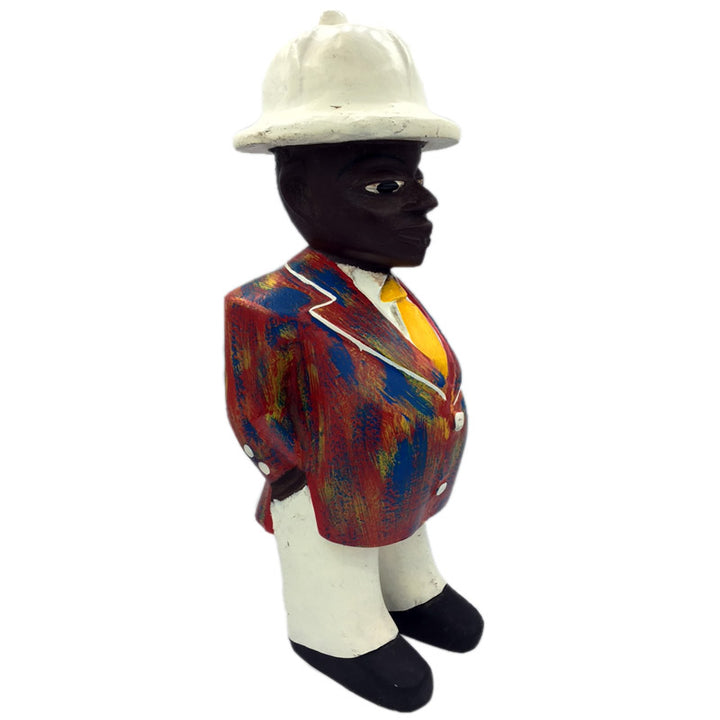 West African colonial-Buy African American wooden statue