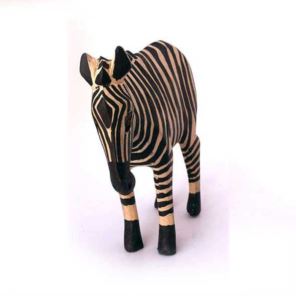 African Wooden Zebra - African craft - Dilwana - botswana online shopping