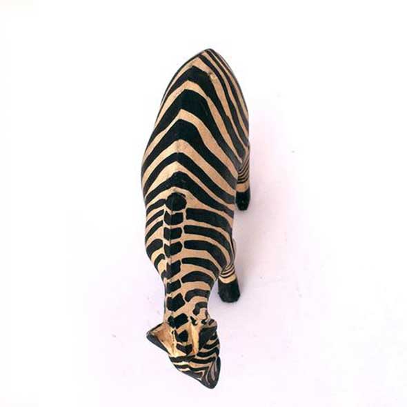 African Wooden Zebra - African craft - Dilwana - botswana online shopping