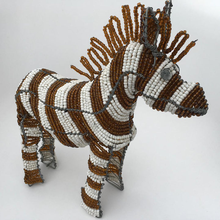 Zebra Beadwork-African beadwork-African craft-Dilwana.com