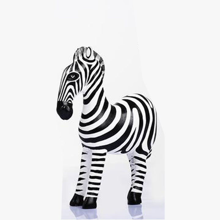 Zebra wooden painted med - Dilwana - botswana online shopping