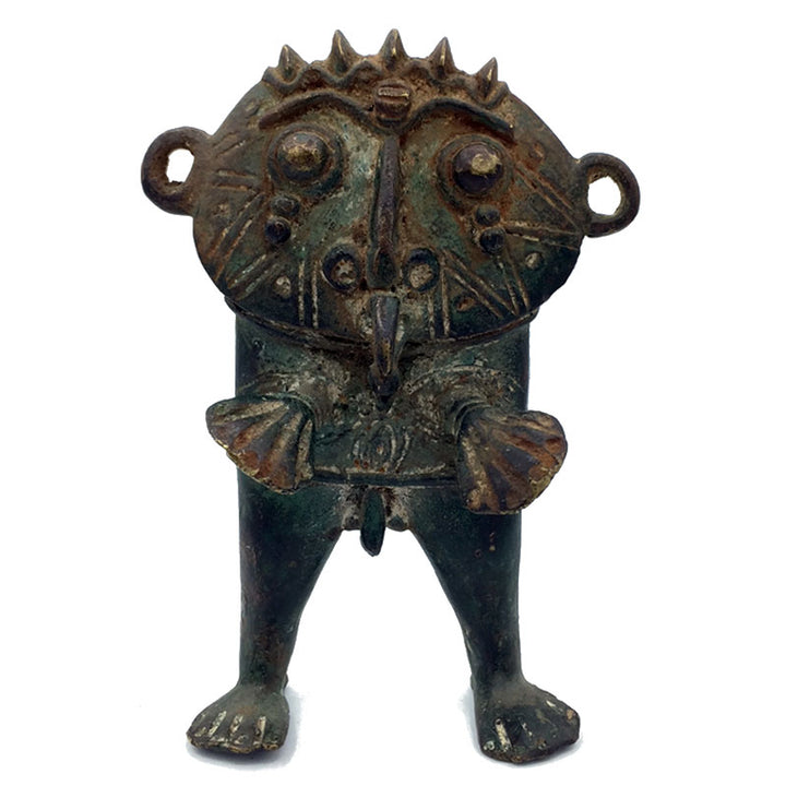 African craft-Congo (Kungu) fertility doll bronze