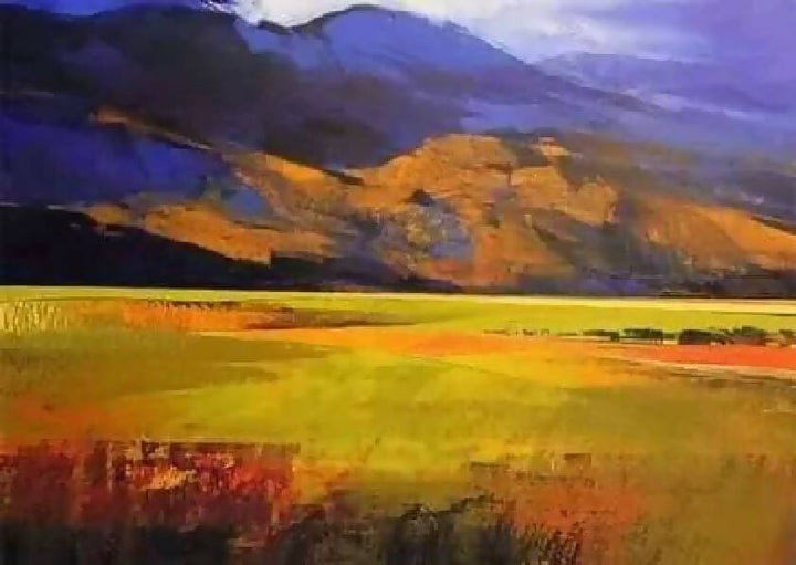 Original Landscape Acrylic on Stretched Canvas - Paul Schone - Dilwana - botswana online shopping