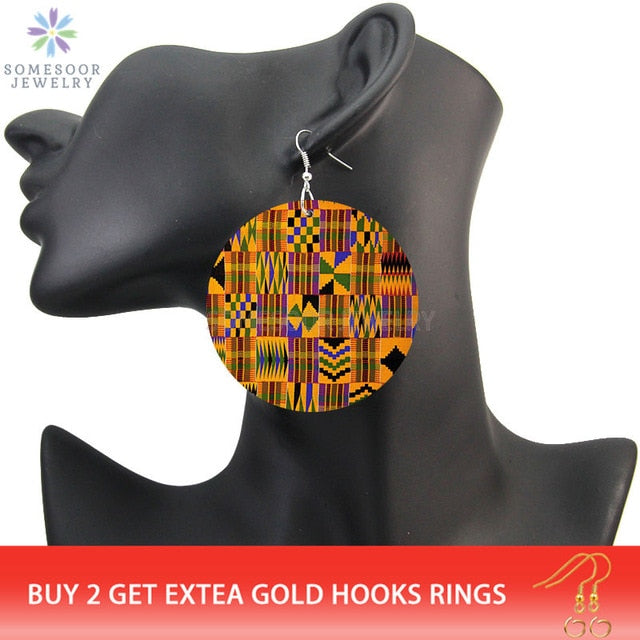 African Fabric Bohemian Wooden - Dilwana - botswana online shopping