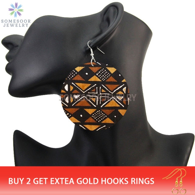 African Fabric Bohemian Wooden - Dilwana - botswana online shopping
