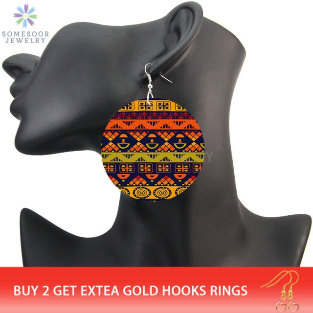 African Fabric Bohemian Wooden - Dilwana - botswana online shopping