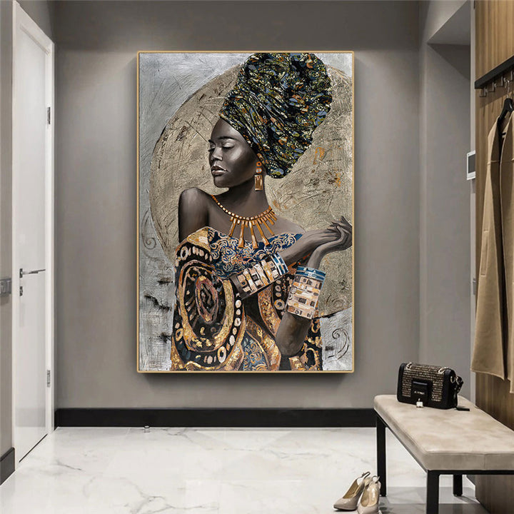 African Black Woman Graffiti - Dilwana - botswana online shopping