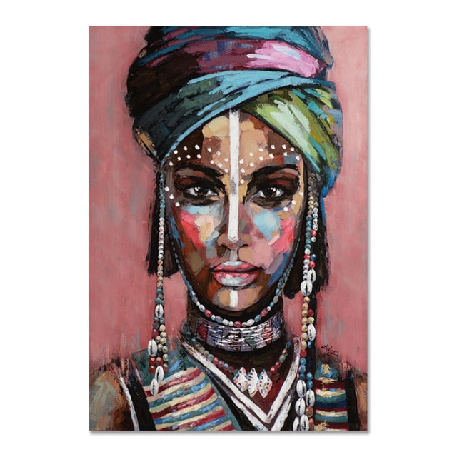 African Black Woman Graffiti - Dilwana - botswana online shopping
