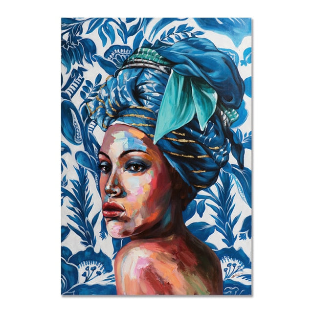 African Black Woman Graffiti - Dilwana - botswana online shopping