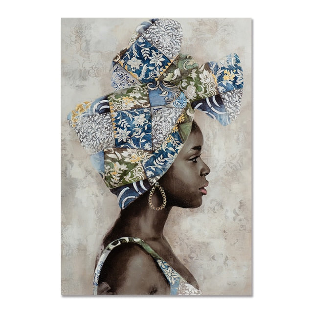 African Black Woman Graffiti - Dilwana - botswana online shopping