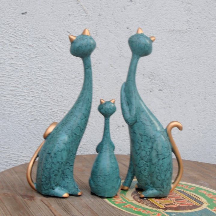 Hand-made Cats Ceramic crafts - Dilwana - botswana online shopping